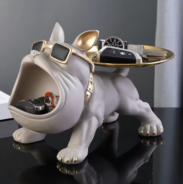 Bulldog Figurine Dog Statue