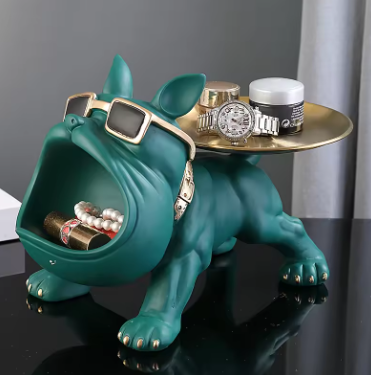 Bulldog Figurine Dog Statue