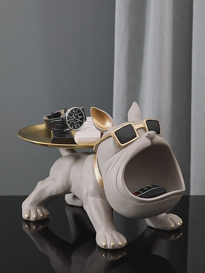 Bulldog Figurine Dog Statue
